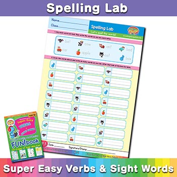 Spelling Lab sheet 1
