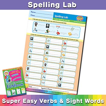 Spelling Lab sheet 16