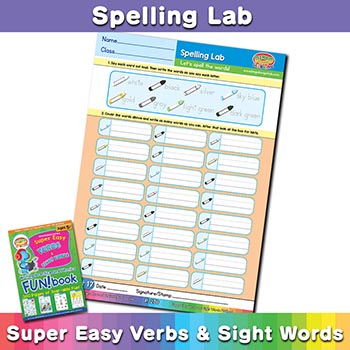 Spelling Lab sheet 54