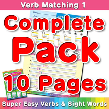 Verb Matching 1 Complete Pack