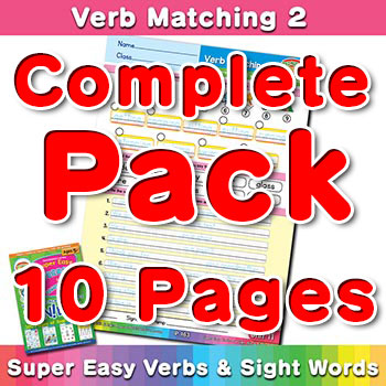 Verb Matching 2 Complete Pack