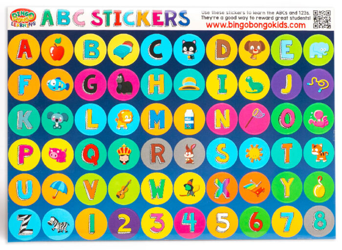 ABCs 123s EFL ESL Stickers