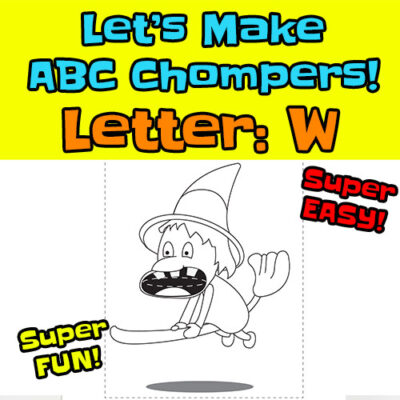 abc chompers thumbs letter W