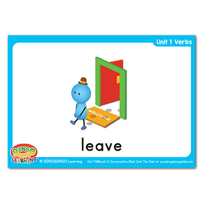 Verbs Flashcards 11 leave
