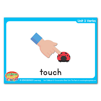 Free Verbs Flashcards (FUN!book 3) Unit 3 - BINGOBONGO