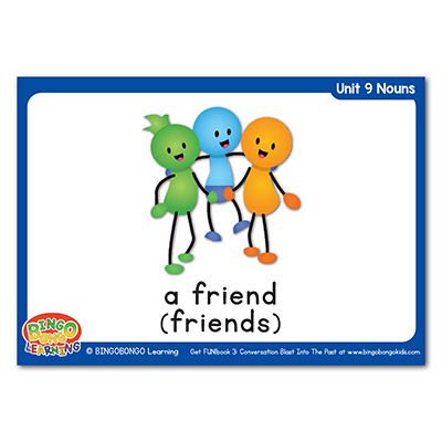 Free Nouns Flashcards 127 friend