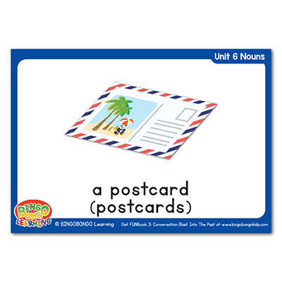 Free Nouns Flashcards 85 postcard