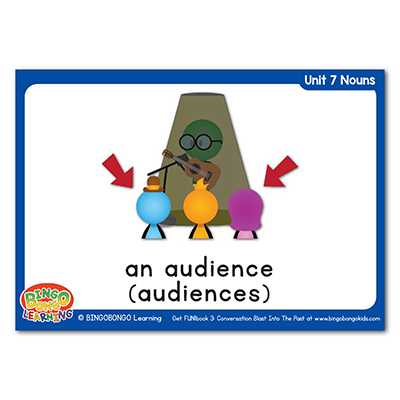 Free Nouns Flashcards 91 audience