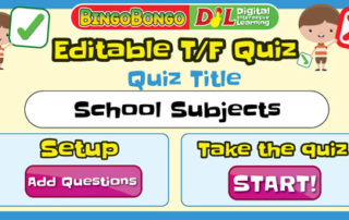 School Subjects True False Quiz Thumbnail