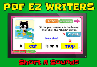interactive pdf ez writers 01 short a sounds Thumbnail