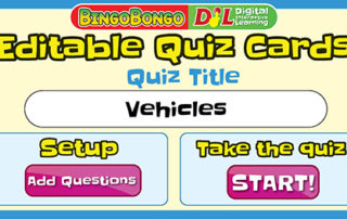 Vehicles Editable Interactive PDF Standard Quiz Thumbnail 1