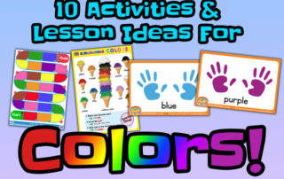 10 colors lesson plan activities