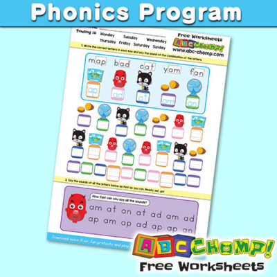 Free Phonics Program ABC Chomp 12