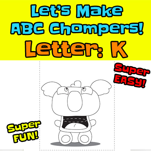 abc chompers thumbs letter K