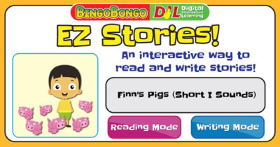 EZ Interactive Story Puzzles 06 Finns Pigs Short I Sound Thumbnail