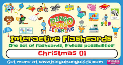 Christmas 01 Editable Interactive Flashcards Thumbnail 4