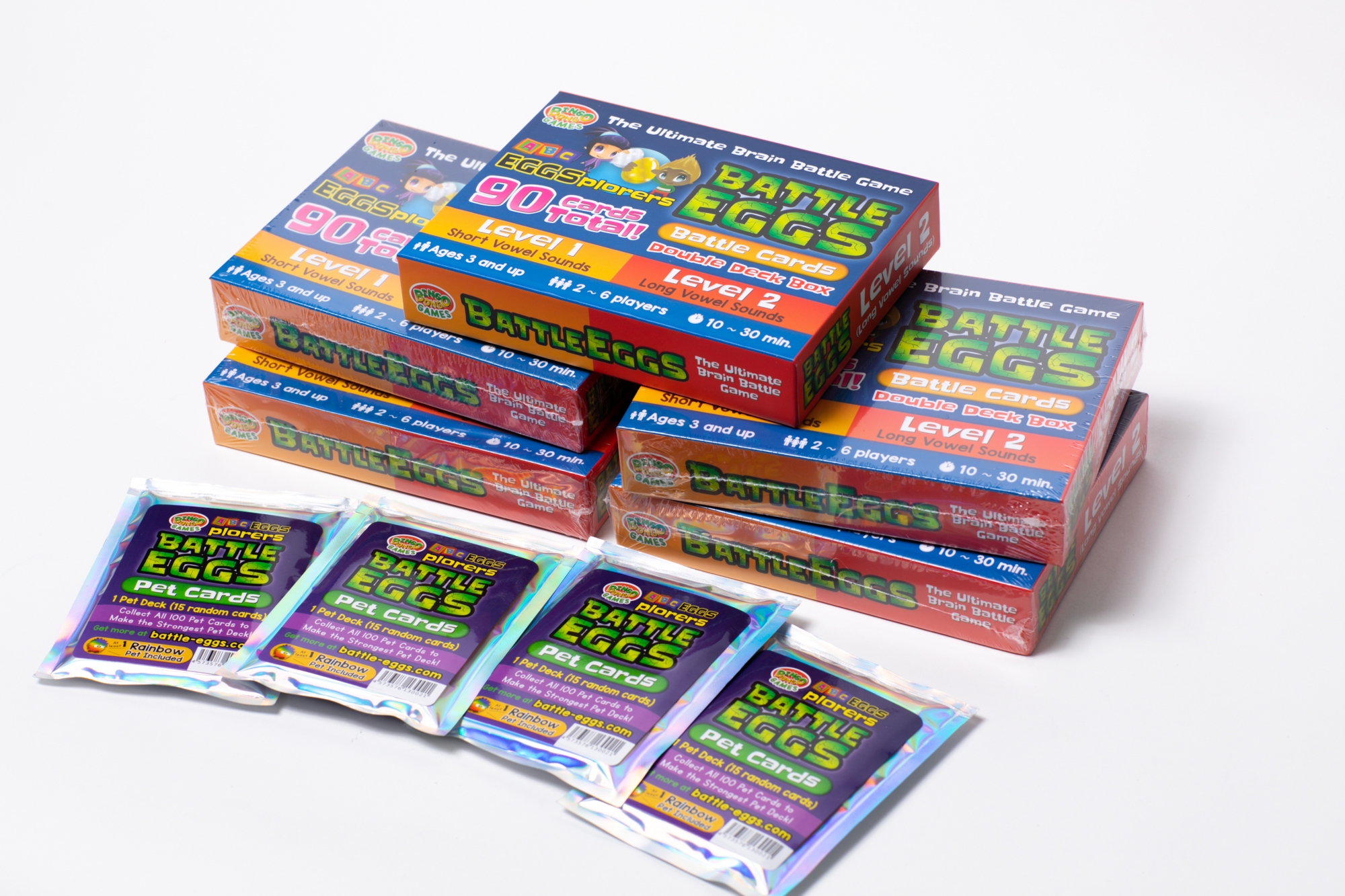 efl/esl card game battle eggs (5 games in 1!) bingobongo efl/esl card game battle