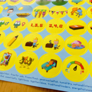 efl esl stickers adjectives 2 zoom