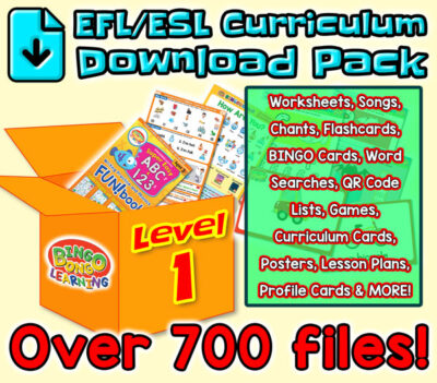 EFL ESL Curriculum Download Pack Level 1