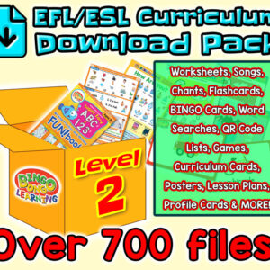 Level 2 EFL/ESL Curriculum Download Pack (Over 700 files included