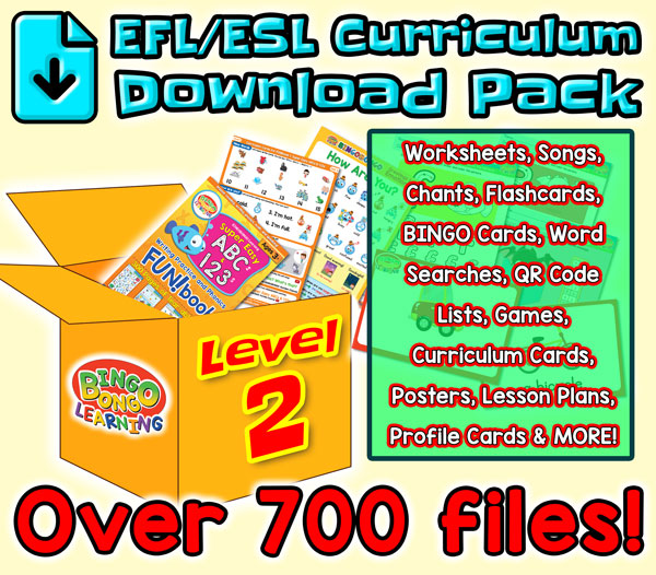 EFL ESL Curriculum Download Pack Level 2 1