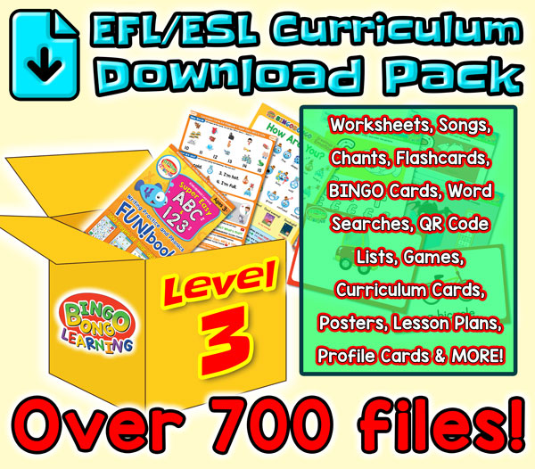 EFL ESL Curriculum Download Pack Level 2