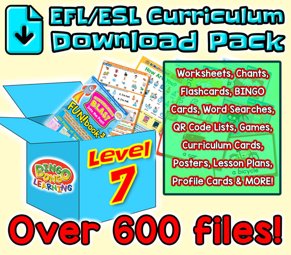 EFL ESL Curriculum Download Pack Level 6