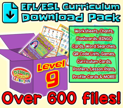EFL ESL Curriculum Download Pack Level 8