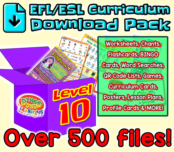 EFL ESL Curriculum Download Pack Level 9