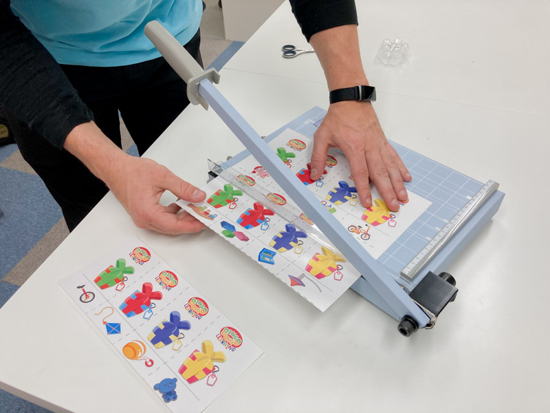 クリスマスプレゼントシューティングゲームー4工作