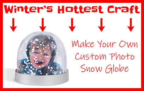 make your own custom snow globe 1
